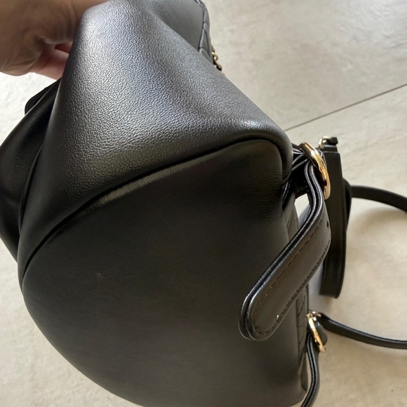 CHANEL Black Quilted Backpack with Gold Accents main image 5